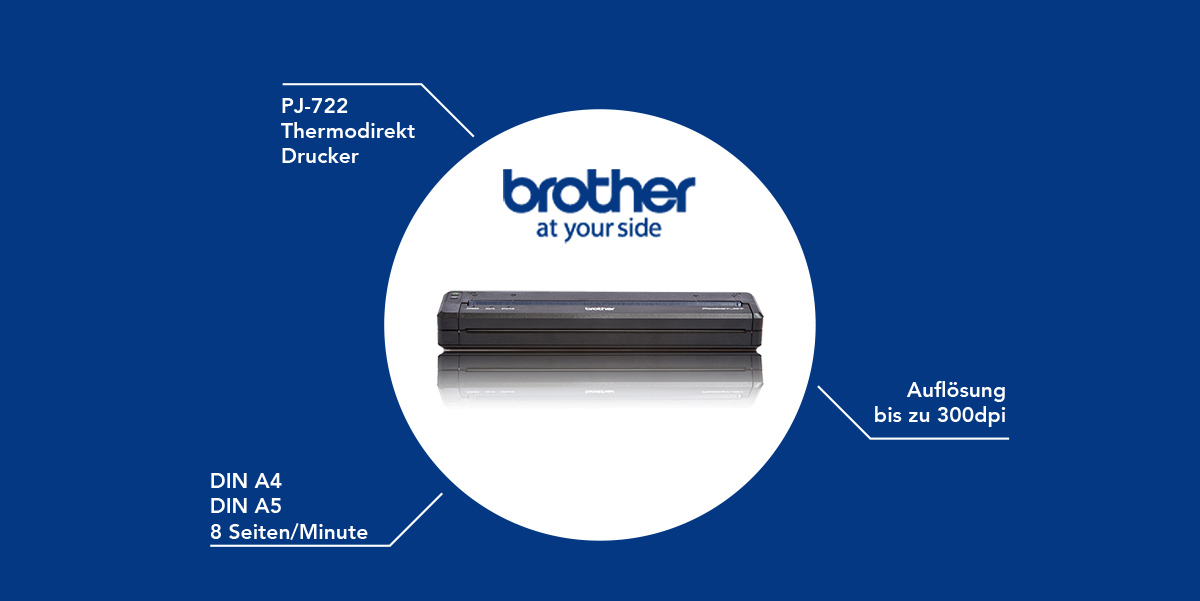 Die Brother PJ-700 Serie &#8211; hochwertiger Thermodirektdruck auch unterwegs