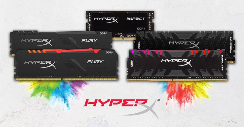 HyperX FURY DDR4 RGB (3600MHz, 3733MHz)