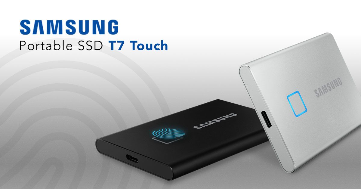 Samsung Portable SSD T7 Touch &#8211; externe High-End-SSD mit integriertem Fingerprintscanner