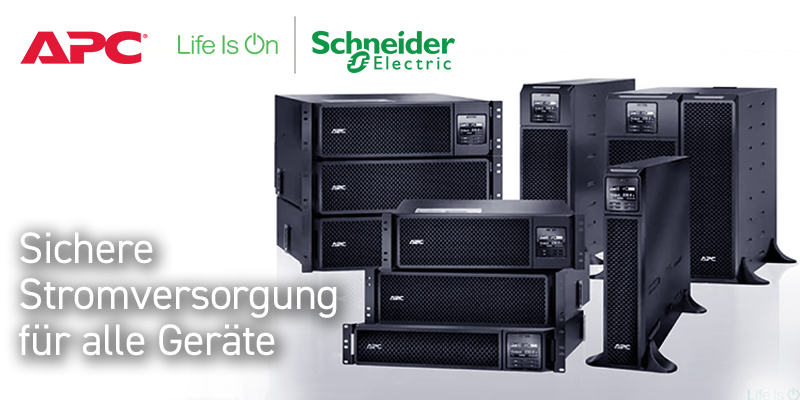 APC by Schneider Electric USV &#8211; sichere Stromversorgung für alle Geräte