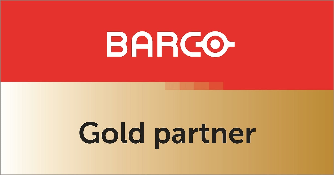 JACOB erlangt den Barco Gold Partner Status