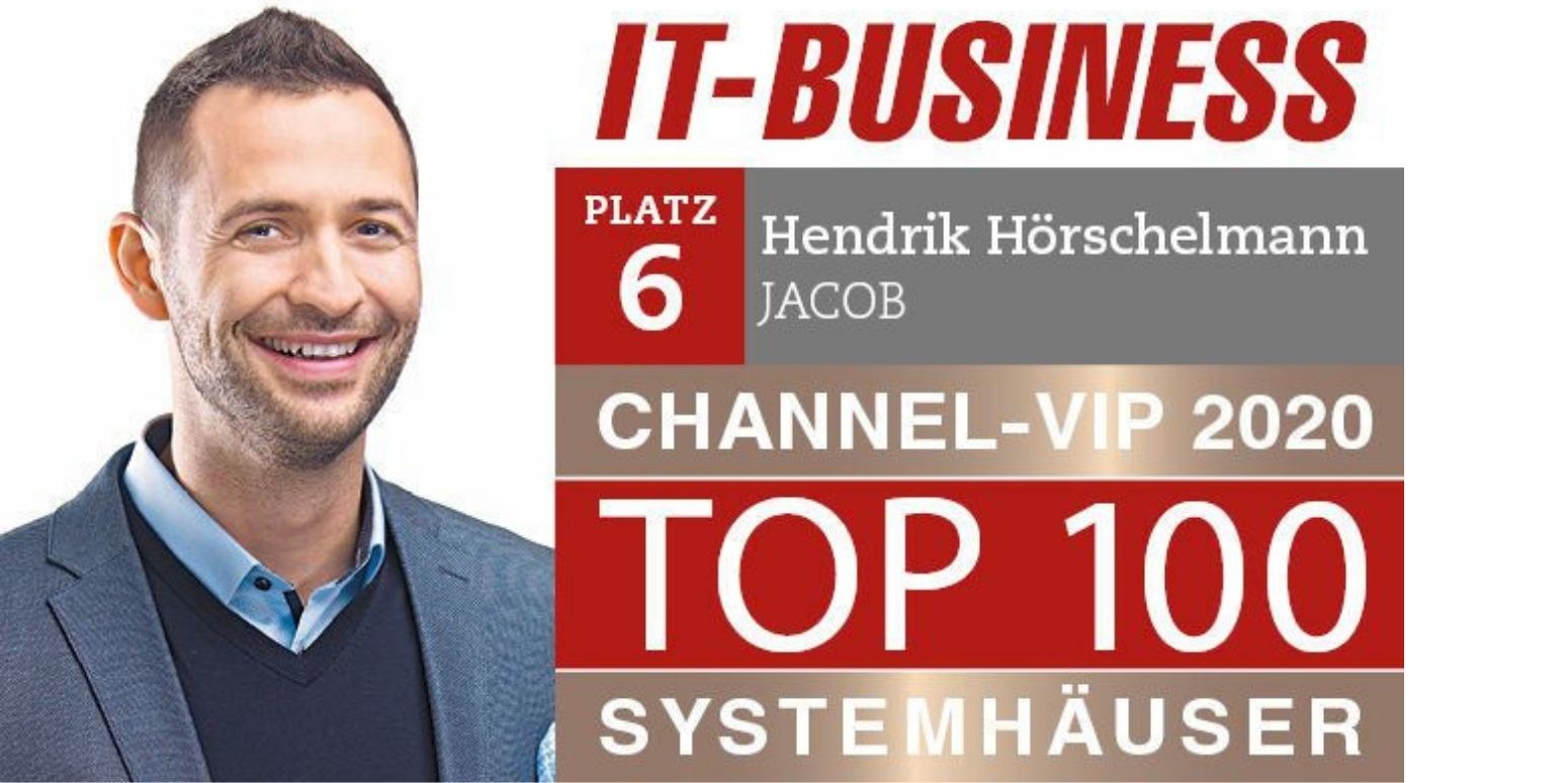 JACOB Geschäftsführer Hendrik Hörschelmann unter den Top 10 Channel VIPs 2020