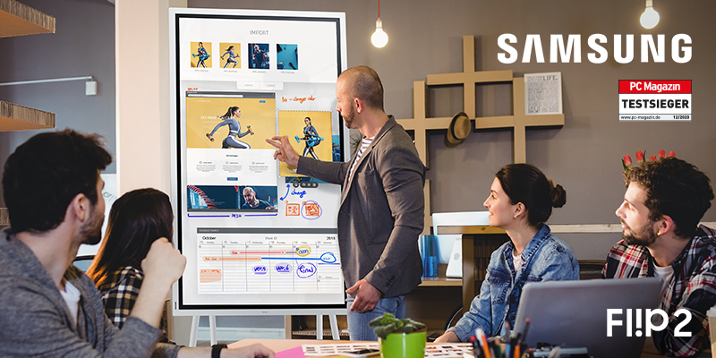Samsung Flip 2 &#8211;  digitales Flipchart für Unternehmen und Bildungseinrichtungen