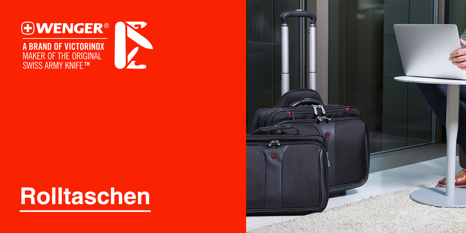 Entdecke Schweizer Qualität: Laptop-Taschen und Trolleys von Wenger